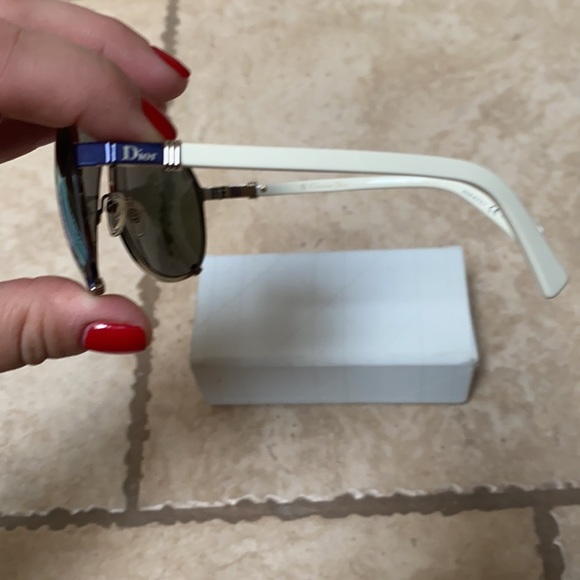 Dior Purple/blue reflective aviator sunglasses - Picture 3 of 3